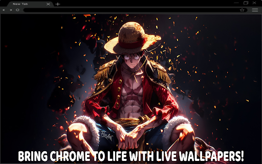 Straw Hat Luffy One Piece Wallpaper  from Chrome web store to be run with OffiDocs Chromium online