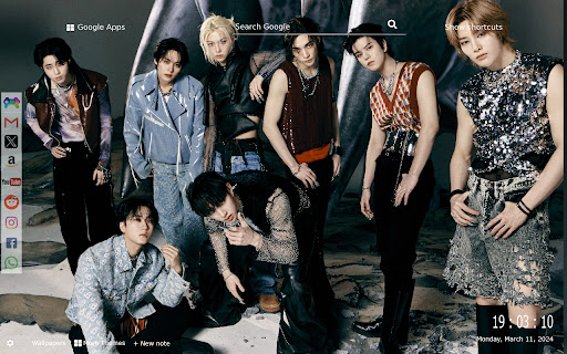Stray Kids Wallpapers New Tab by Gameograf  from Chrome web store to be run with OffiDocs Chromium online