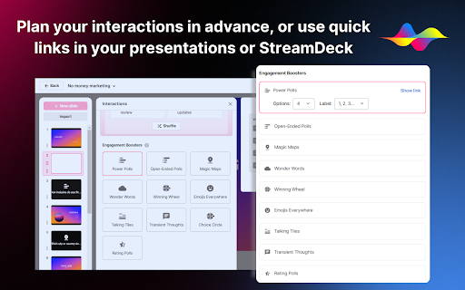 StreamAlive Polls, Word Clouds  Spinner Wheels  from Chrome web store to be run with OffiDocs Chromium online