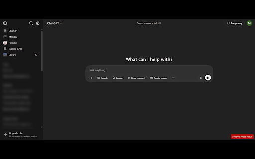 Streamer Mode for ChatGPT  from Chrome web store to be run with OffiDocs Chromium online