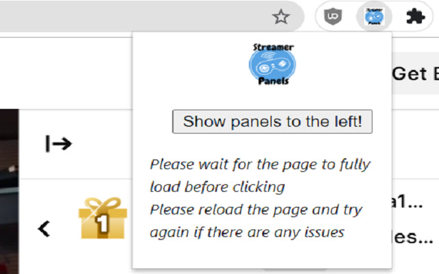 Streamer Panels  from Chrome web store to be run with OffiDocs Chromium online