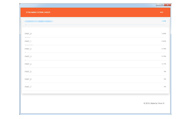 StreamingDownloader  from Chrome web store to be run with OffiDocs Chromium online