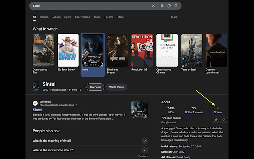 Stream It  from Chrome web store to be run with OffiDocs Chromium online