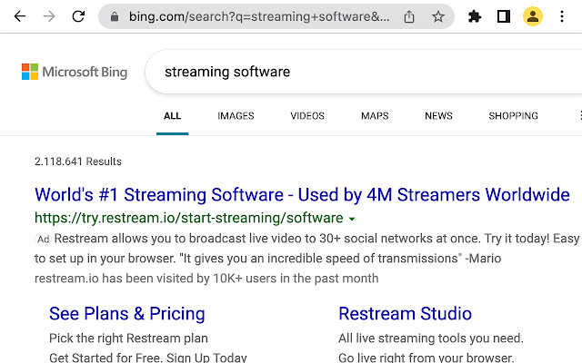 Stream Music Web | Default Search  from Chrome web store to be run with OffiDocs Chromium online