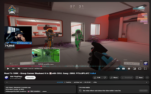 Streamsnip  from Chrome web store to be run with OffiDocs Chromium online