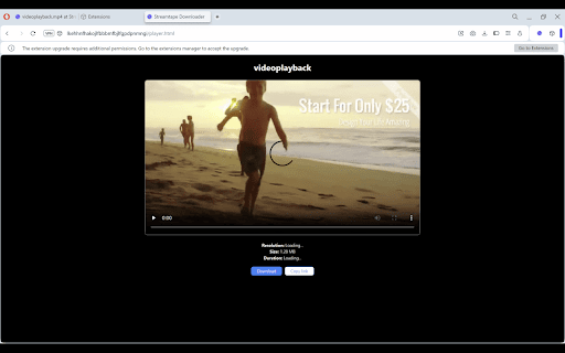 Streamtape Downloader  from Chrome web store to be run with OffiDocs Chromium online