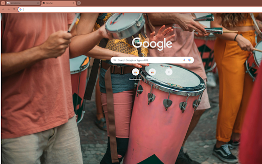 Street musicians in a vibrant urban setting  from Chrome web store to be run with OffiDocs Chromium online