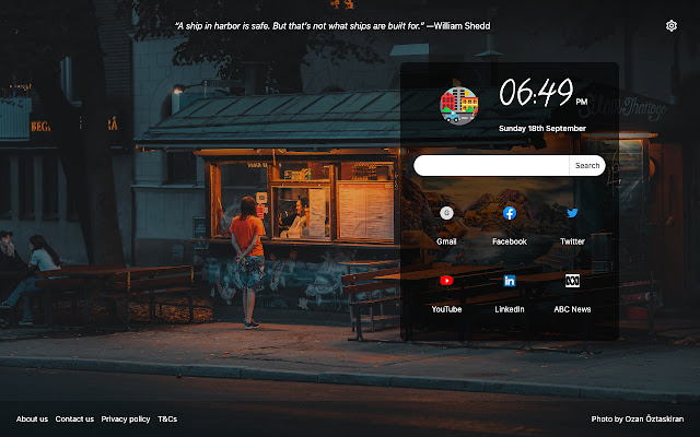 การถ่ายภาพแนวสตรีทจาก Chrome เว็บสโตร์จะทำงานด้วย OffiDocs Chromium ทางออนไลน์