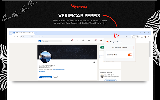 Strides Canguru Finder  from Chrome web store to be run with OffiDocs Chromium online