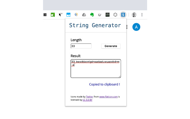 String Generator  from Chrome web store to be run with OffiDocs Chromium online