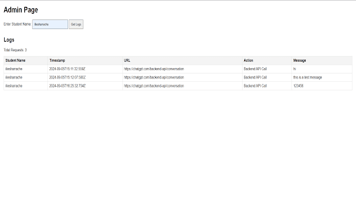 Student Activity Logger  from Chrome web store to be run with OffiDocs Chromium online