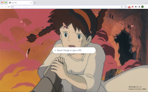 Studio Ghibli New Tab  from Chrome web store to be run with OffiDocs Chromium online