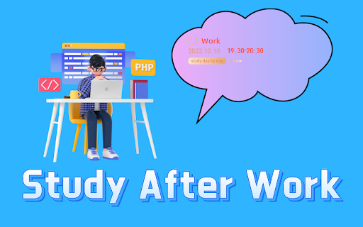Study After Work  from Chrome web store to be run with OffiDocs Chromium online