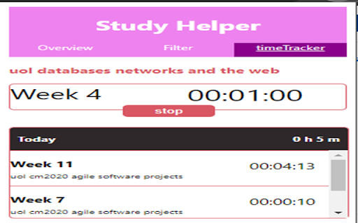 StudyHelper for UoL Coursera  from Chrome web store to be run with OffiDocs Chromium online