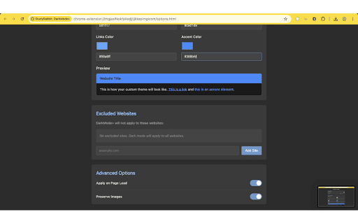 StudyRabbit: DarkMode+  from Chrome web store to be run with OffiDocs Chromium online