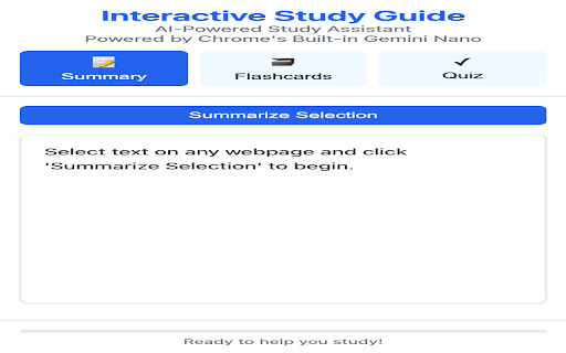 StudySpace  from Chrome web store to be run with OffiDocs Chromium online