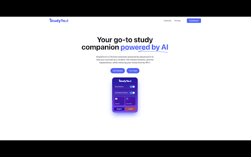 Study Tool  from Chrome web store to be run with OffiDocs Chromium online