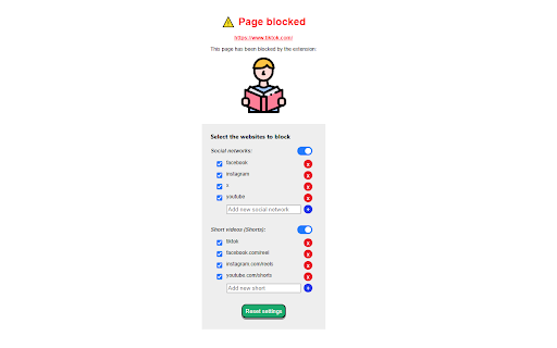 Study without distractions  from Chrome web store to be run with OffiDocs Chromium online