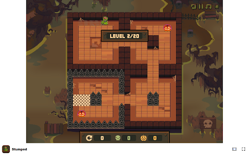 Stumped Can you conquer each level with your zombie foot?  from Chrome web store to be run with OffiDocs Chromium online