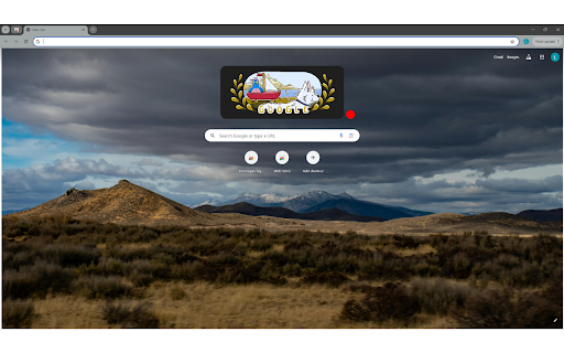 stunning landscape of mountains under a gray sky  from Chrome web store to be run with OffiDocs Chromium online
