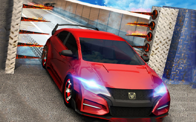 Stunt Car Escape Drive من متجر Chrome الإلكتروني ليتم تشغيله باستخدام OffiDocs Chromium عبر الإنترنت