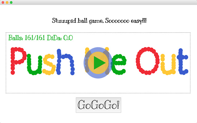 Stupid Ball Game  from Chrome web store to be run with OffiDocs Chromium online