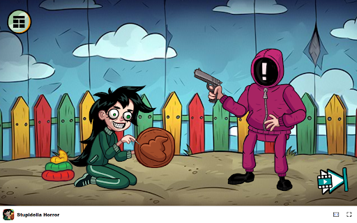 Stupidella Horror Solve bizarre puzzles in a twisted world!  from Chrome web store to be run with OffiDocs Chromium online