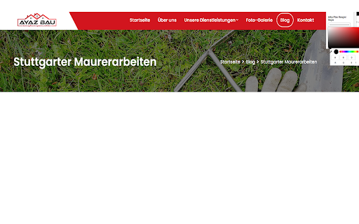 Stuttgarter Maurerarbeiten App  from Chrome web store to be run with OffiDocs Chromium online
