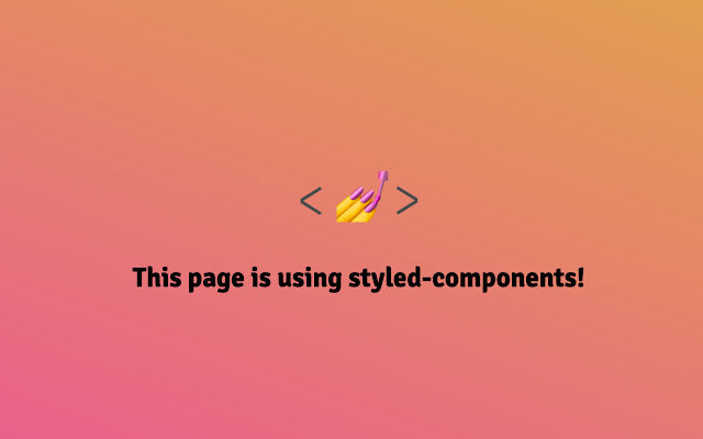 Styled Components Indicator  from Chrome web store to be run with OffiDocs Chromium online