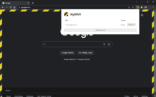 StylENV  from Chrome web store to be run with OffiDocs Chromium online