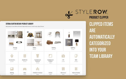 StyleRow Product Clipper  from Chrome web store to be run with OffiDocs Chromium online