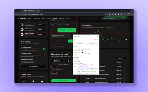 StyleSnipe  from Chrome web store to be run with OffiDocs Chromium online