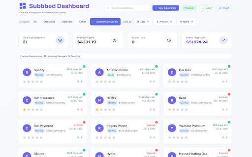 Subbbed  from Chrome web store to be run with OffiDocs Chromium online