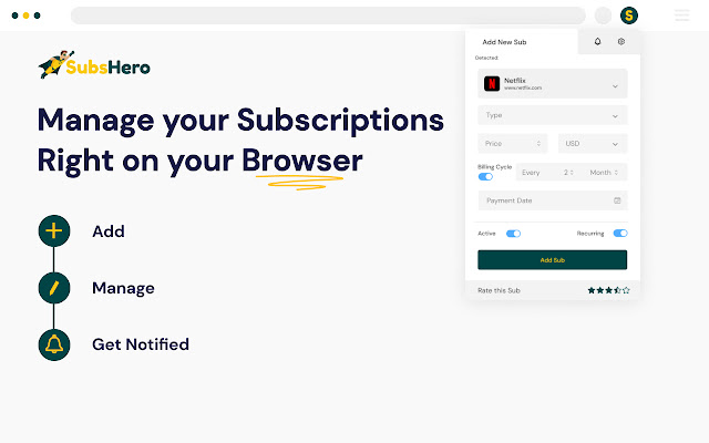 Subshero  from Chrome web store to be run with OffiDocs Chromium online