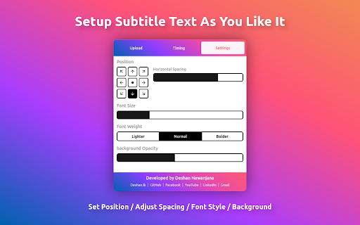 SubStream: Add Subtitles to Videos  from Chrome web store to be run with OffiDocs Chromium online
