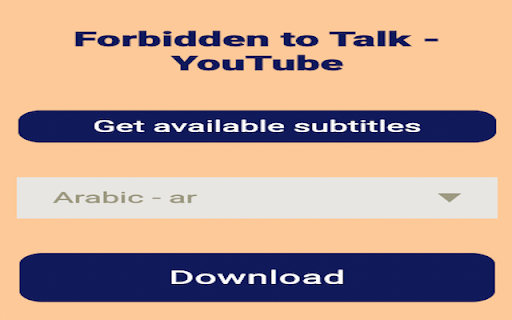 Subtitle Downloader  from Chrome web store to be run with OffiDocs Chromium online