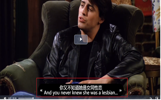 Subtitles Everywhere  from Chrome web store to be run with OffiDocs Chromium online