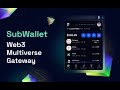 SubWallet Polkadot Extension Wallet  from Chrome web store to be run with OffiDocs Chromium online