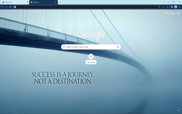 Success is a journey  from Chrome web store to be run with OffiDocs Chromium online