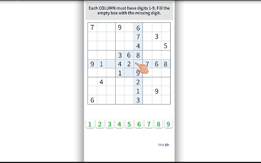 Sudoku Classroom 6x  from Chrome web store to be run with OffiDocs Chromium online