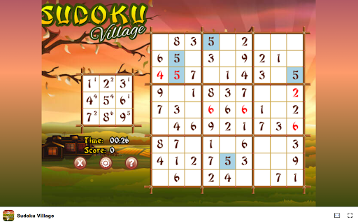 Sudoku Village Complete the grid with numbers 1 9!  from Chrome web store to be run with OffiDocs Chromium online