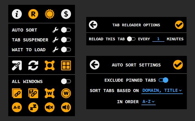 Sudo Tabs  from Chrome web store to be run with OffiDocs Chromium online