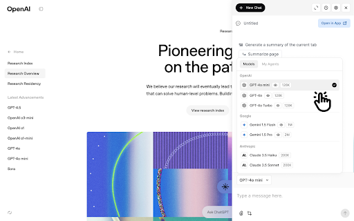 SuiseiAI  from Chrome web store to be run with OffiDocs Chromium online