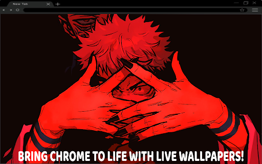 Sukuna Red Power Gaze Live Wallpaper  from Chrome web store to be run with OffiDocs Chromium online