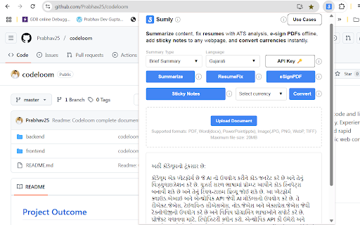 Sumly Maximize Your Workflow with 5 in 1 Power  from Chrome web store to be run with OffiDocs Chromium online