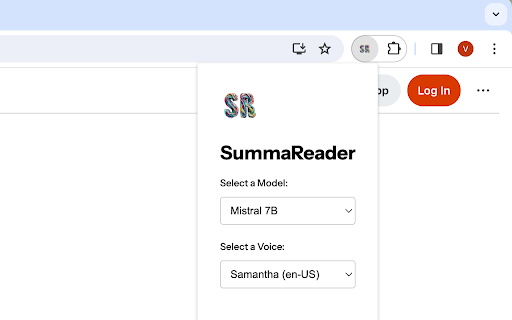 SummaReader  from Chrome web store to be run with OffiDocs Chromium online