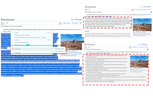 Summarize  from Chrome web store to be run with OffiDocs Chromium online