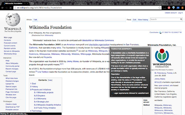SummarWiki  from Chrome web store to be run with OffiDocs Chromium online