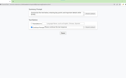 SummChat summary to chat by ChatGPT  from Chrome web store to be run with OffiDocs Chromium online