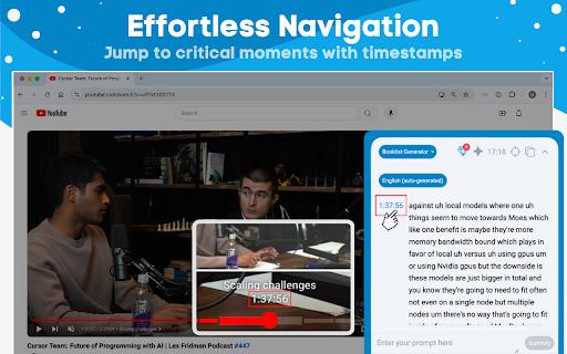 Summify: AI Youtube Summarizer With ChatGPT  from Chrome web store to be run with OffiDocs Chromium online